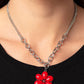 Dazzling Dahlia - Red Necklace