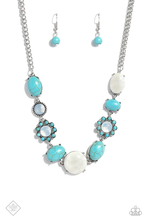 Cowboy Catwalk - Blue Necklace