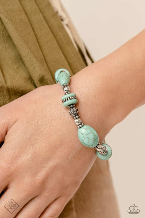 Charming Cleopatra - Blue Bracelet