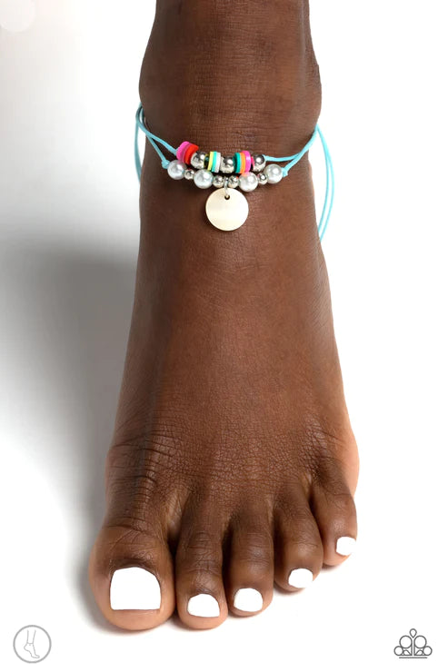 All TIDE Up - Blue Anklet