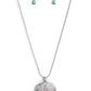 Seize the Sand Dollar - Green Necklace