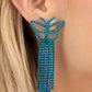 Billowing Butterflies - Blue Post Earring