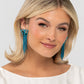 Billowing Butterflies - Blue Post Earring