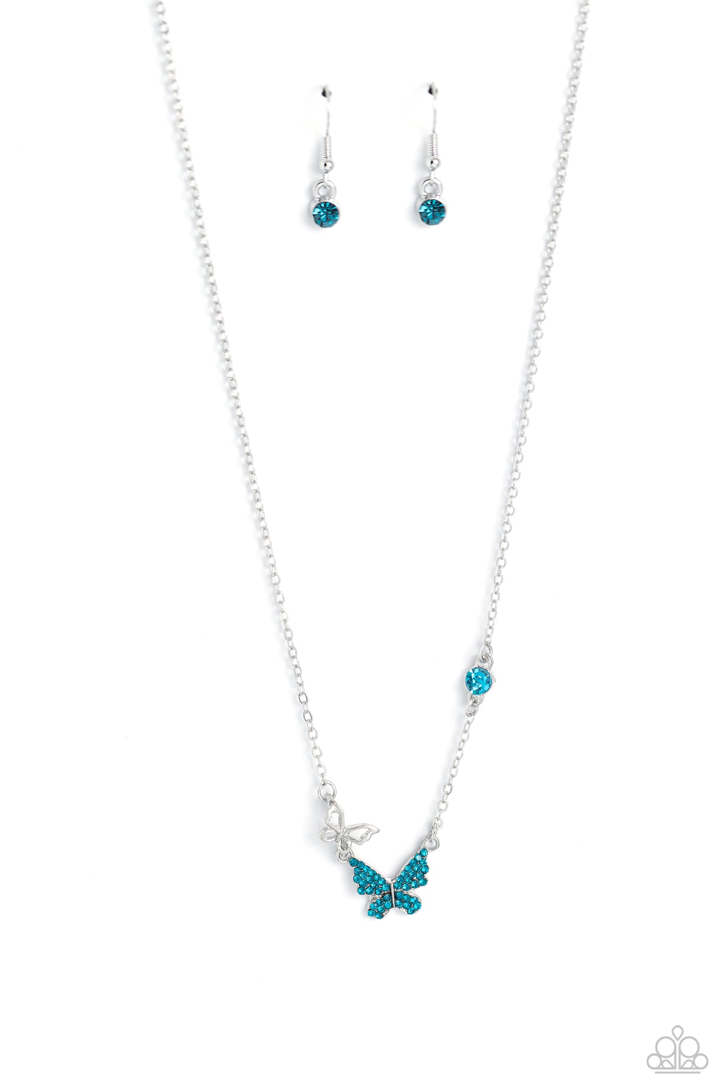 Can't BUTTERFLY Me Love - Blue Necklace