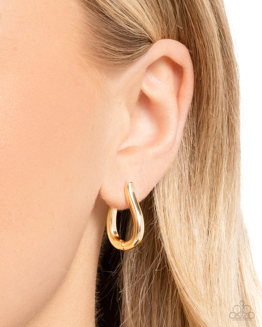 Generous Grace - Gold Hoops-Hinge