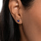 Logical Light - Blue Post Earring