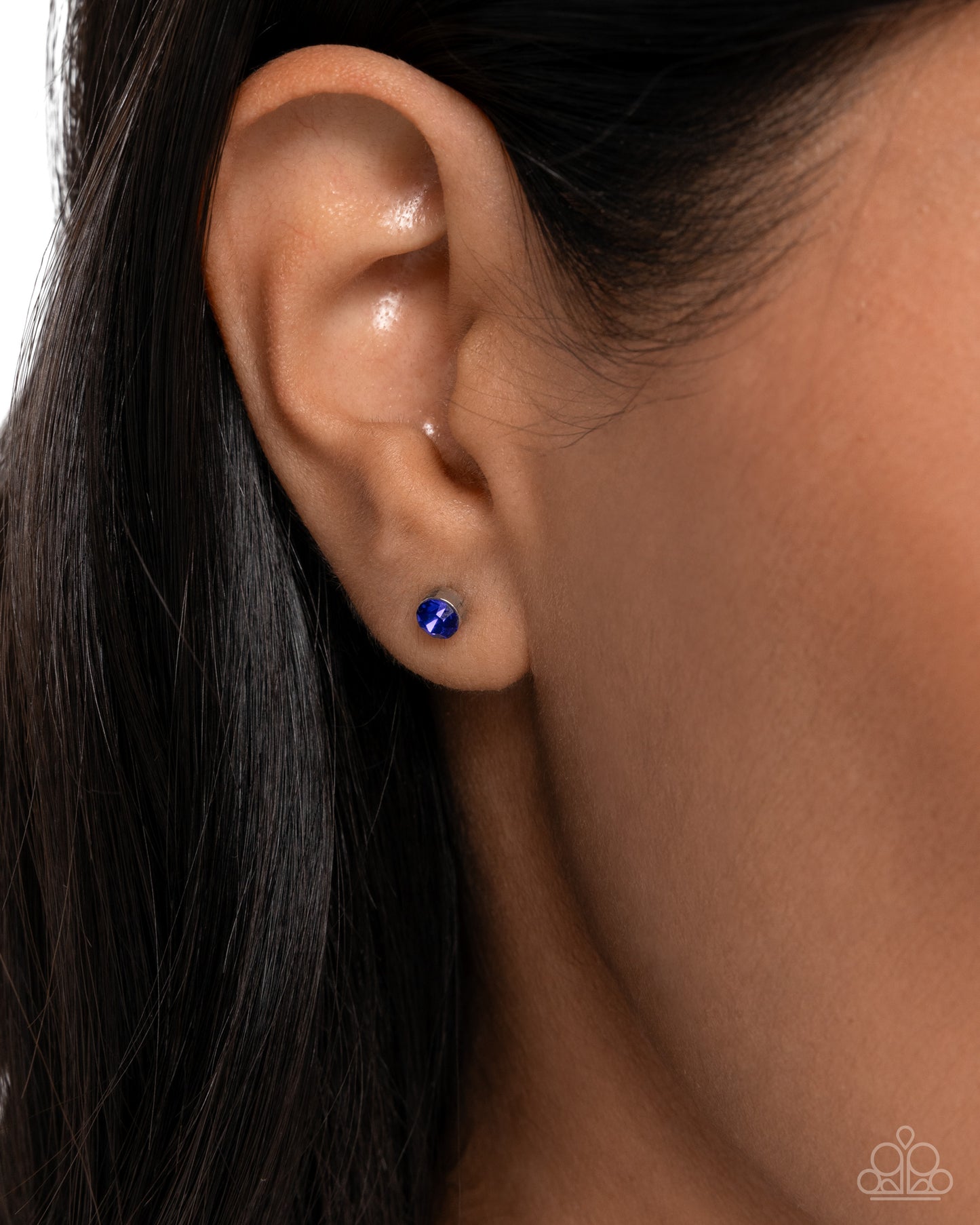 Logical Light - Blue Post Earring