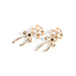 Ballet Lacing - Gold Earring-Cuff