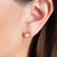 Sweetheart Stunner - Gold Post Earring