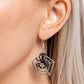 Spiderweb Statement - Black Earring