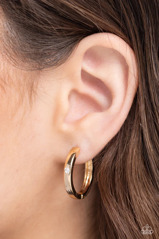 A-Lister Attention - Gold Hoops-Hinge