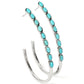 Artisan Soul - Blue Hoop Earring