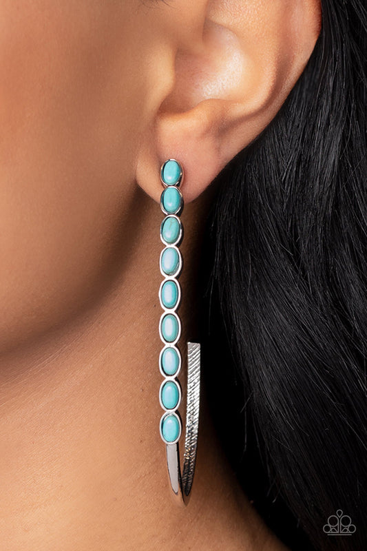 Artisan Soul - Blue Hoop Earring