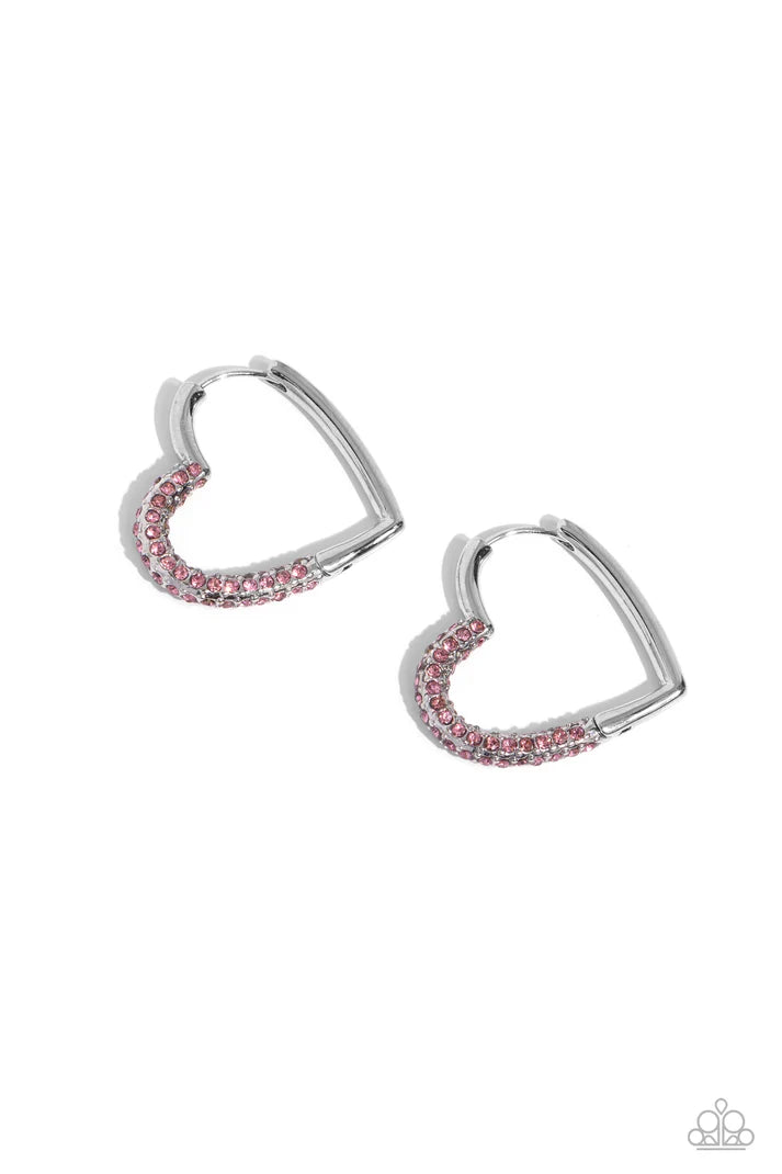 Be Mine, Valentine? - Pink Hoops-Hinge