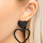 Casual Chemistry - Black Post Earring