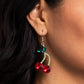 Cherry Cameo - Red Earring