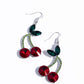 Cherry Cameo - Red Earring