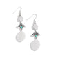 Creative Cascade - White Earring