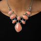 Dreamily Decked Out - Orange Necklace