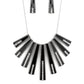 FAN-tastically Deco - Black Necklace