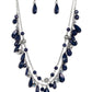 Flirty Flood - Blue Necklace