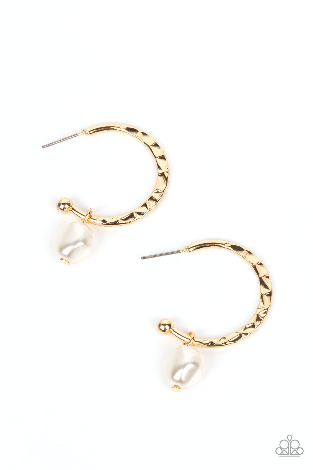 GLAM Overboard - Gold Hoop Earring