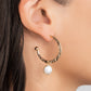 GLAM Overboard - Gold Hoop Earring