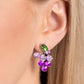 Grapevine Grace - Purple Post Earring