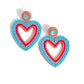 Headfirst Heart - Orange Post Earring