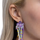 Japanese Blossoms - Purple Post Earring