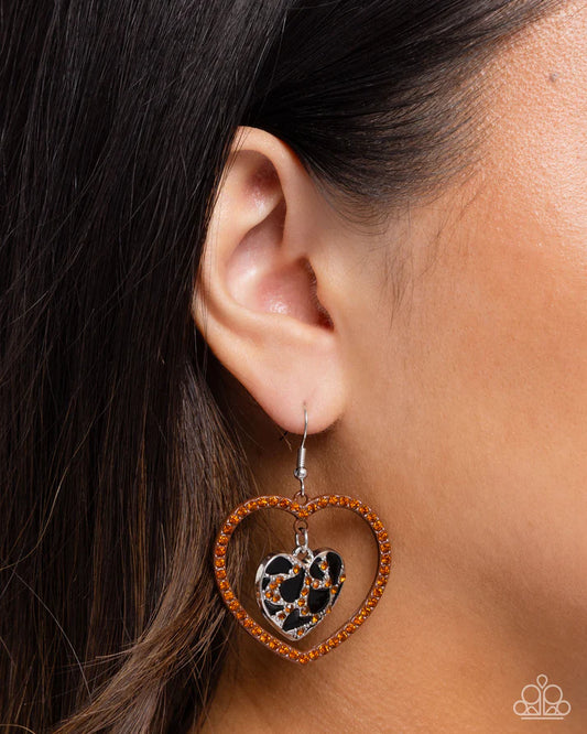 Leopard Love - Brown Earring