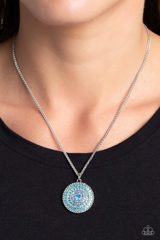 Mandala Masterpiece - Blue Necklace