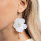 Oversized Opulence - White Earring