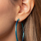 Pop HOOP - Blue Hoop Earring