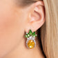 Prismatic Pineapple - Yellow Post Earring