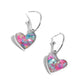 Shell Signal - Pink Hoop Earring