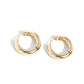 Simply Sinuous - Gold Hoops-Hinge