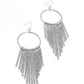 Streamline Shimmer - White Earring