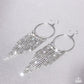 Streamline Shimmer - White Earring