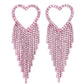 Sumptuous Sweethearts - Pink Post Earring