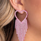 Sumptuous Sweethearts - Pink Post Earring