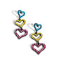 Sweetheart Succession - Pink Post Earring