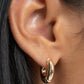 Textured Theme - Gold Hoops-Hinge