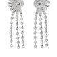 Torrential Twinkle - White Post Earring