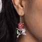 Tulip Tradition - Red Earring