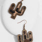 Western Worth - Brass Earring