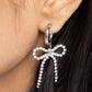 Whispering Whimsy - White Hoop Earring