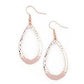 BEVEL-headed Brilliance - Rose Gold Earring