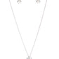 What A Gem - White Blockbuster Necklace
