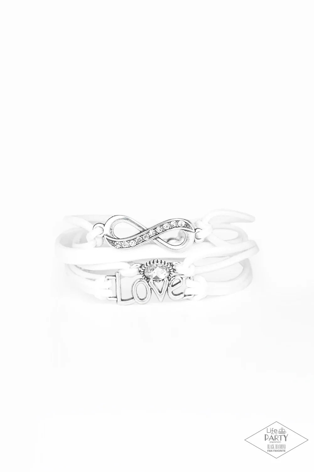 Infinitely Irresistible - White Bracelet